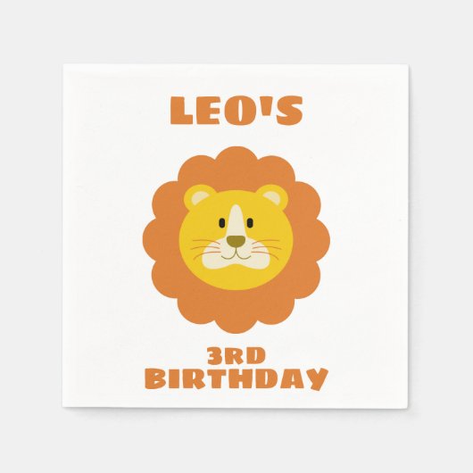 Lion Serviette (Vorderseite)