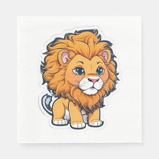 Lion Serviette (Vorderseite)