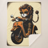 Lion Sherpa Blanket Sherpadecke (Vorderseite)