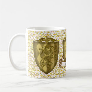 Lion Shield-Familienwappen-Tasse Kaffeetasse
