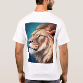 Lion Side Posed Portrait-56557 T-Shirt (Rückseite)
