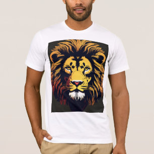 Lion Silhouette Graphic T - Shirt - Bold & Stylish