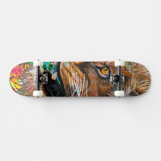 Lion SK8 Skateboard (Horizontal)