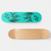 Lion Skateboard - Benutzerdefinierte Farben (Horizontal)