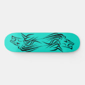 Lion Skateboard - Benutzerdefinierte Farben (Horizontal)
