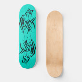 Lion Skateboard - Benutzerdefinierte Farben (Vorderseite)