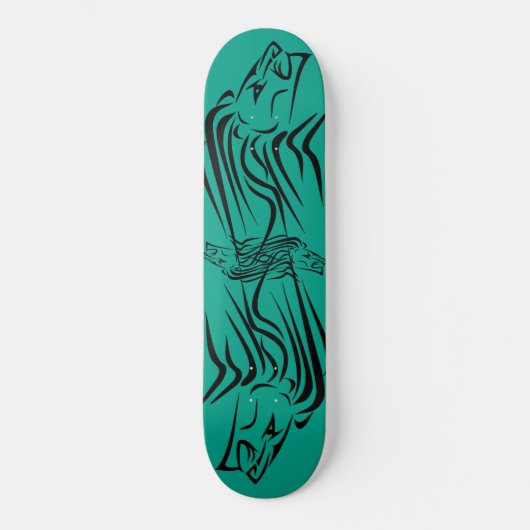Lion Skateboard laufen oder Farbe wählen (Vorderseite)