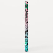 Lion Skull Glitzer Ombre Case-Mate iPhone Hülle (Hinten/Rechts)