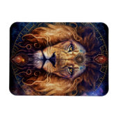 Lion Spirit Mandala Visionäre Kunst Magnet (Horizontal)