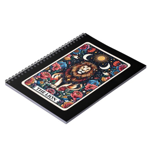 Lion Spirit Tarot Card Notebook Notizblock (Linke Seite)