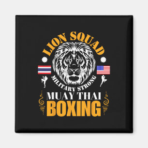Lion Squad Thailand Kickboxen Muay Thai MMA Traini Magnet