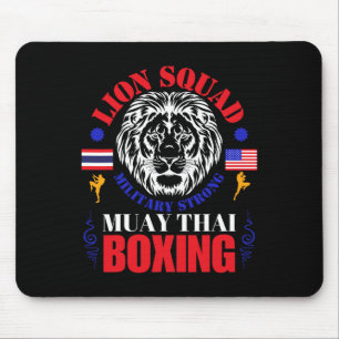 Lion Squad Thailand Kickboxen Muay Thai Mma Traini Mousepad