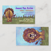 Lion Stationery Visitenkarte (Vorne/Hinten)
