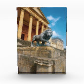 Lion Statue Fotoblock (Vorderseite)