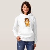 Lion stehend hoodie (Vorne ganz)