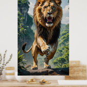 Lion stehend poster (Küche)