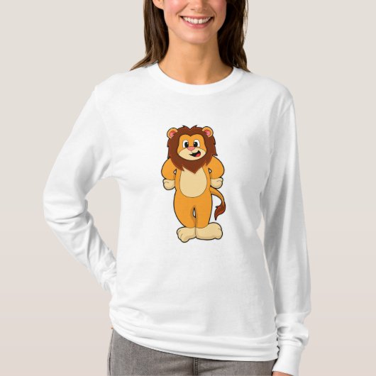 Lion stehend T-Shirt (Vorderseite)