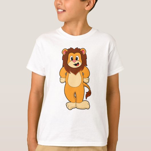 Lion stehend T-Shirt (Vorderseite)