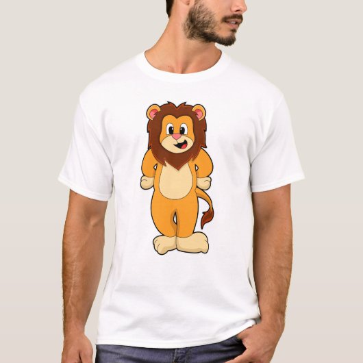 Lion stehend T-Shirt (Vorderseite)