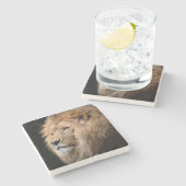 Lion Steinuntersetzer (Seitenansicht)