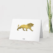 LION STORY FEIERTAGSKARTE (Rückseite)