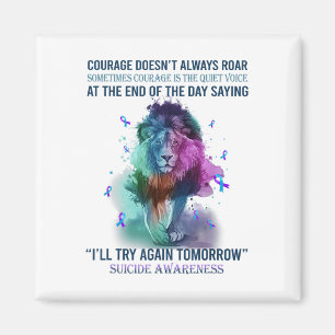 Lion Suicide Awareness Course nicht immer rosen Magnet