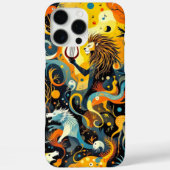 Lion Sun Case-Mate iPhone Hülle (Rückseite)