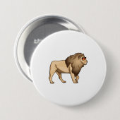 Lion Sunglasses Button (Vorne & Hinten)