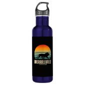 Lion Sunset Edelstahlflasche (Vorderseite)