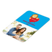 Lion Süsse Foto Valentinstag Magnet (Linke Seite)