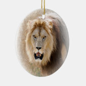 Lion T - Shirt Keramik Ornament (Rechts)