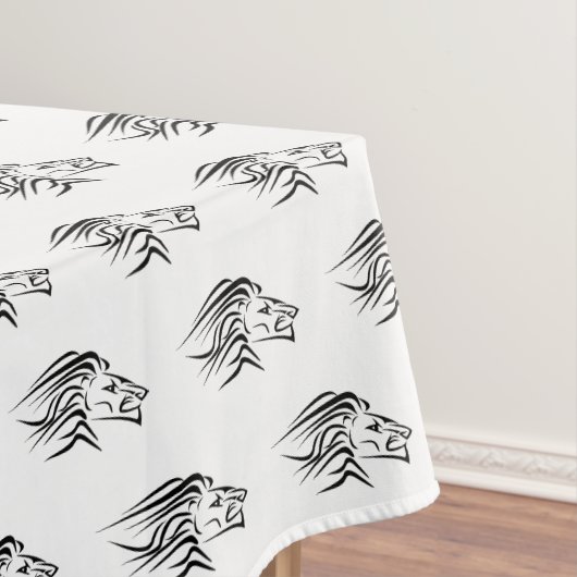 Lion Tablecloth - Ihre Farben Tischdecke (Beispiel)