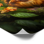 Lion Tamarin Poster (Ecke)