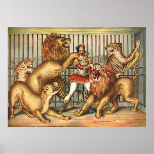 Lion Tamer 1873 Poster (Vorne)