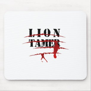 Lion Tamer Bloody-Tierangriff Halloween-Kostüm Mousepad