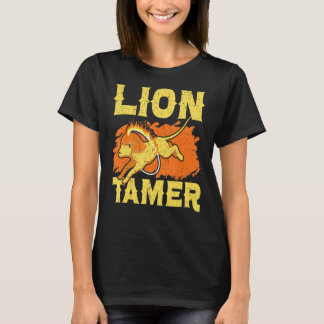 Lion Tamer Circus Mitarbeiter Kostümkarneval Thema T-Shirt