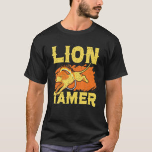 Lion Tamer Circus Mitarbeiter Kostümkarneval Thema T-Shirt