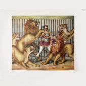 Lion Tamer  Wandteppich (Vorderseite (Horizontal))