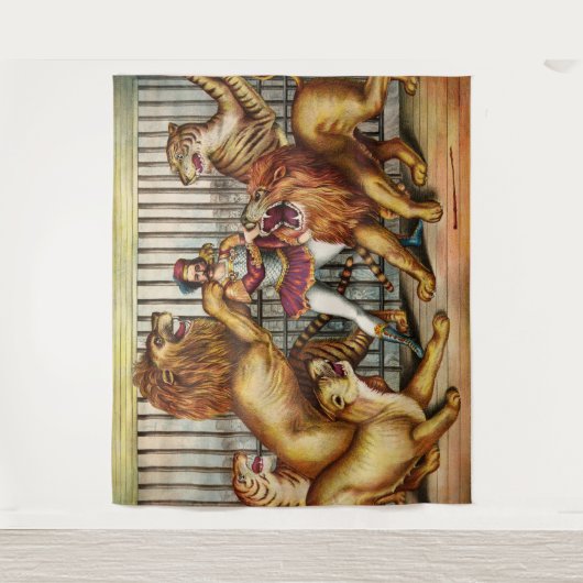 Lion Tamer  Wandteppich (Vorderseite)