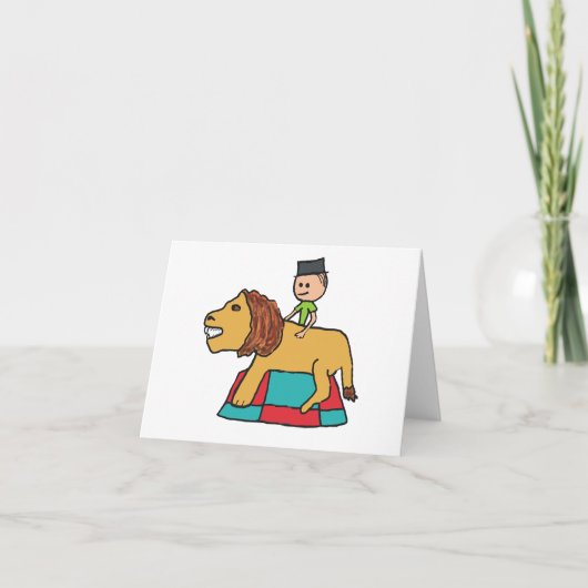Lion Taming Karte (Vorderseite)