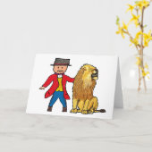 Lion Taming Karte (Gelbe Blume)