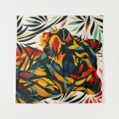 Lion Tapestry Wandteppich (Vorderseite (Horizontal))