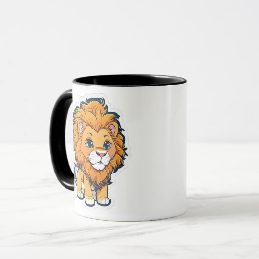 Lion Tasse (Vorderseite Links)
