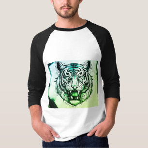"Lion Tattoo Graphic T-Shirt - Bold & Edgy Men's T