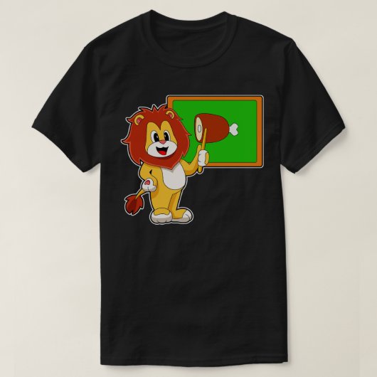 Lion Teacher Pointer Meat T-Shirt (Design vorne)