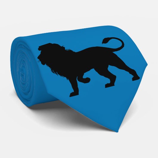 Lion Team Mascot Krawatte (Gerollt)