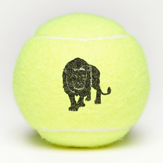 Lion Tennis Balls Tennisbälle (Vorderseite)