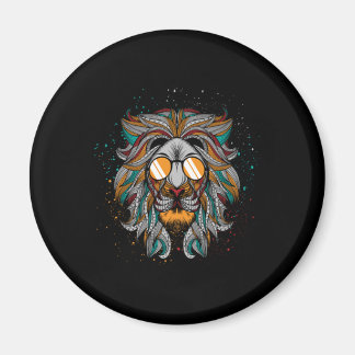 Lion The King of the Jungle Animal Zoo Gift Magnet