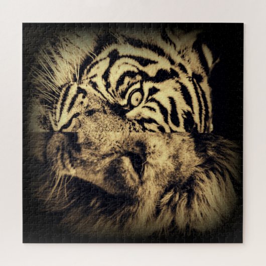 Lion Tiger 2in1 Puzzle (Horizontal)
