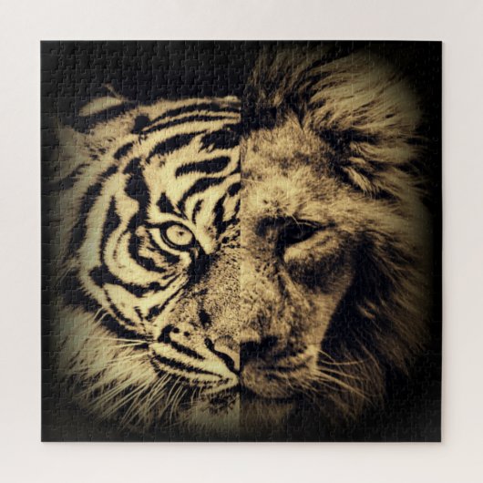 Lion Tiger 2in1 Puzzle (Vertikal)